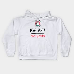 Dear Santa We Good Kids Hoodie